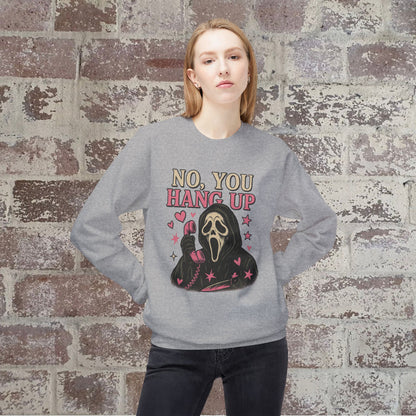 Ghost Face, Crewneck Sweatshirt, Halloween Sweater, Cozy Sweatshirt, Ghost Design, Unisex Pullover, Fun Fall Fashion