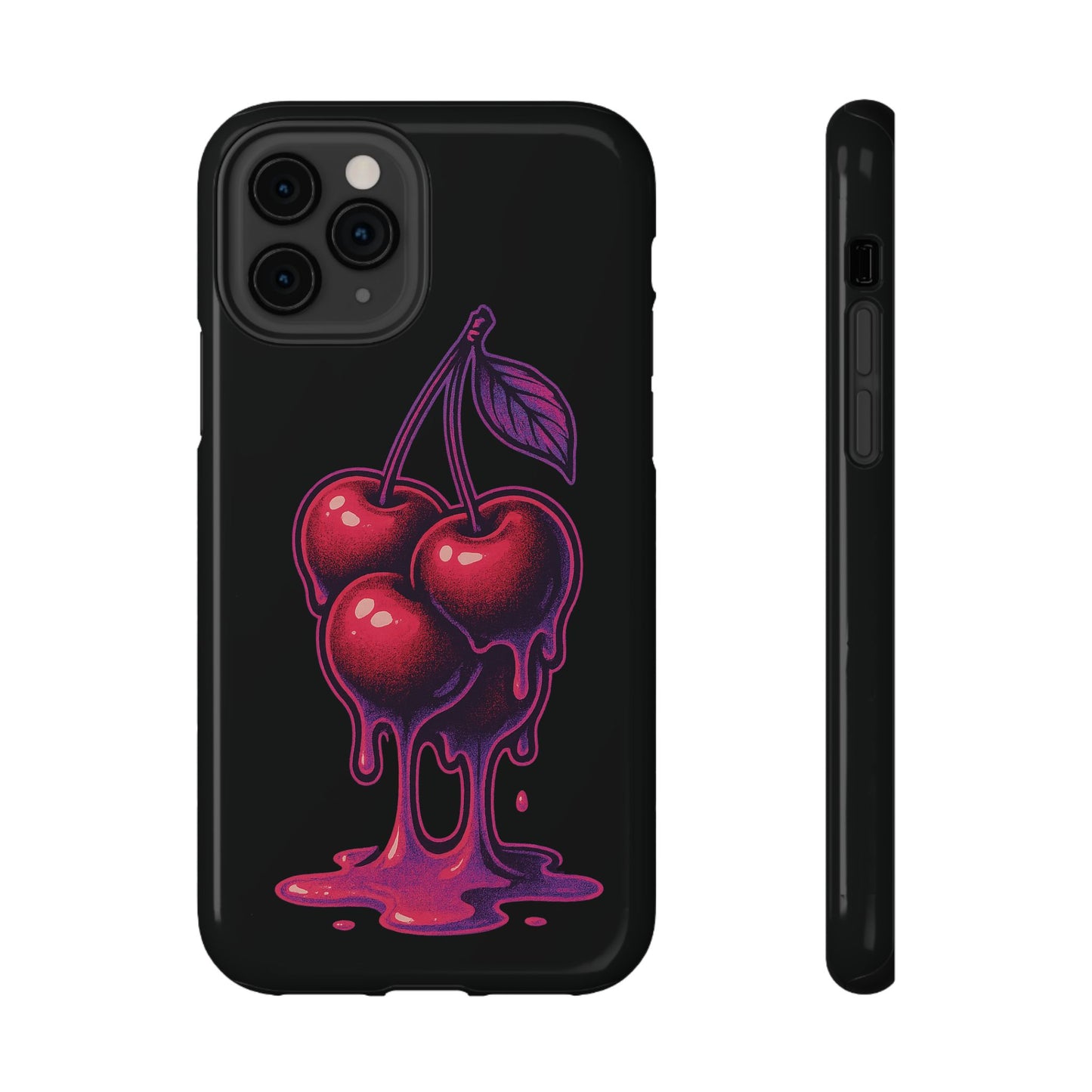 Impact-Resistant Cherry Phone Case, Cute Cherry Phone Cover, Stylish Phone Protector, Fun Phone Case, Unique Gift for Teens