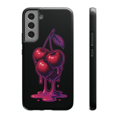 Impact-Resistant Cherry Phone Case, Cute Cherry Phone Cover, Stylish Phone Protector, Fun Phone Case, Unique Gift for Teens