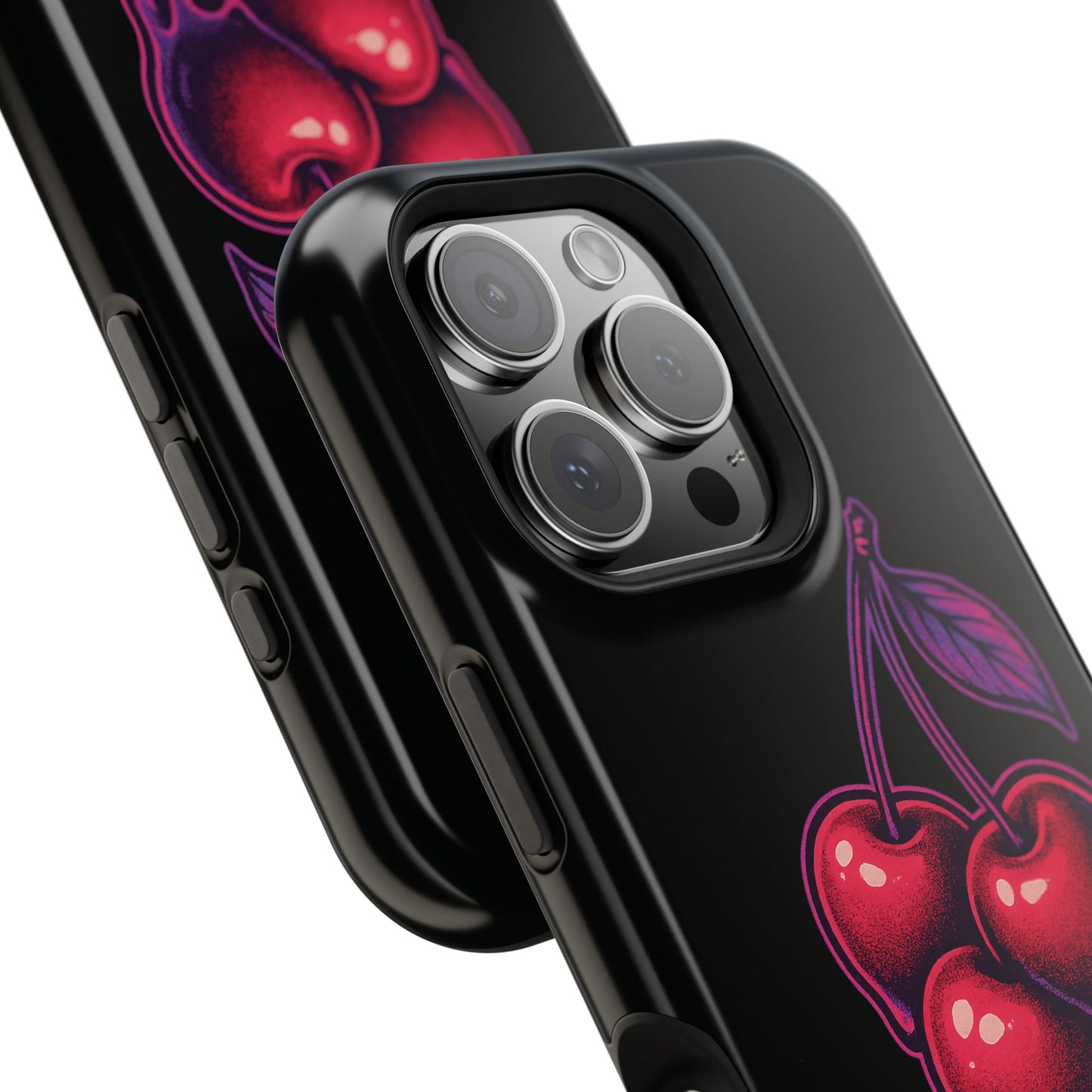 Impact-Resistant Cherry Phone Case, Cute Cherry Phone Cover, Stylish Phone Protector, Fun Phone Case, Unique Gift for Teens