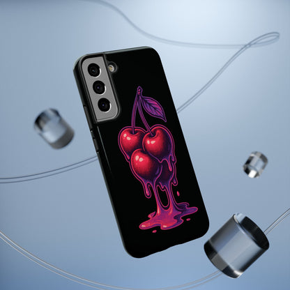 Impact-Resistant Cherry Phone Case, Cute Cherry Phone Cover, Stylish Phone Protector, Fun Phone Case, Unique Gift for Teens