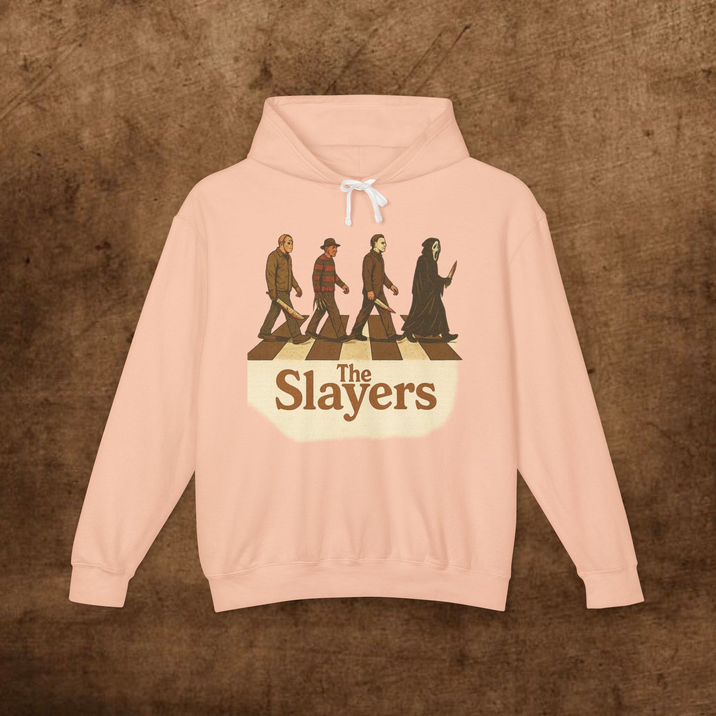 Unisex Lightweight Hooded Sweatshirt - 'The Slayers' Graphic Tee, Perfect for Halloween, Gift for Fans, Casual Wear, Street Style