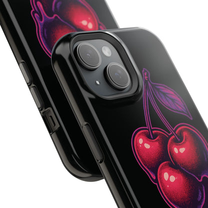 Impact-Resistant Cherry Phone Case, Cute Cherry Phone Cover, Stylish Phone Protector, Fun Phone Case, Unique Gift for Teens