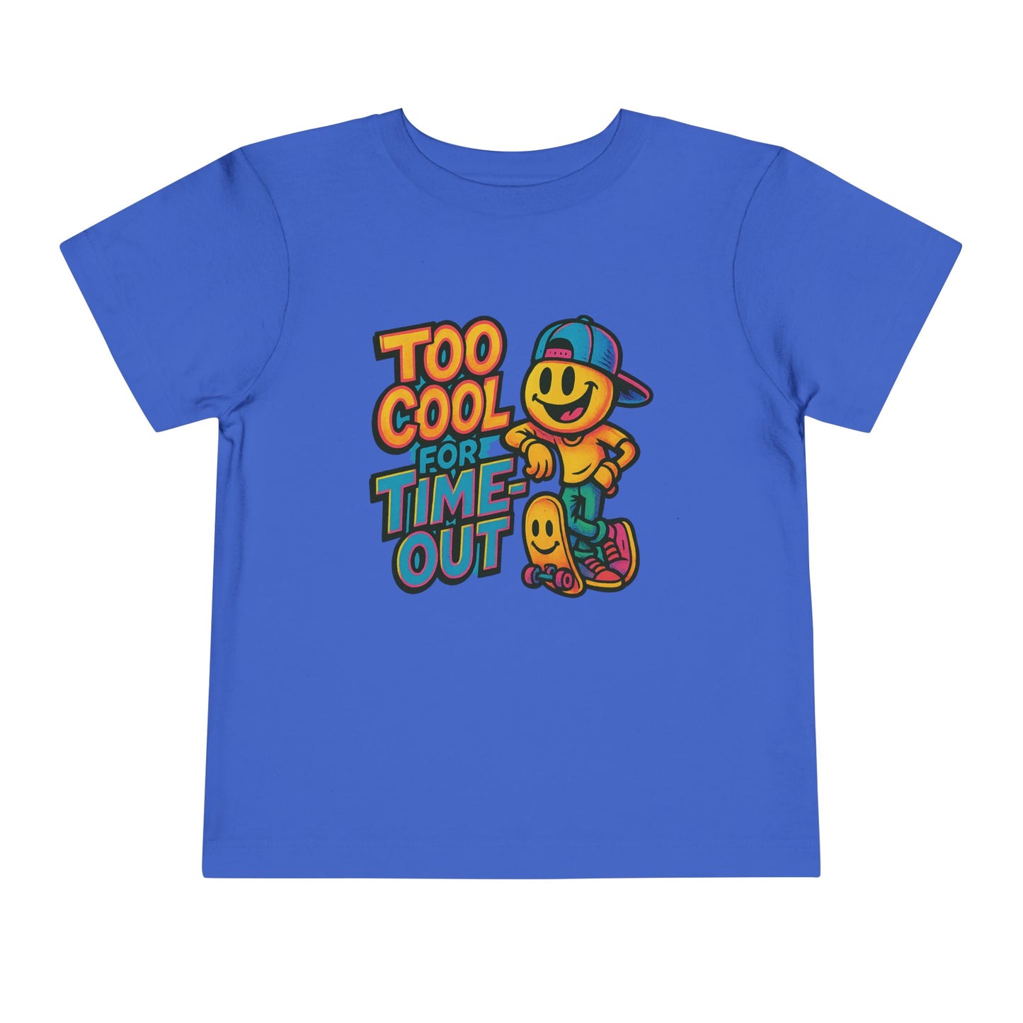 Cool Toddler Tee - "Too Cool for Time Out" - Fun Kids Shirt, Playful Baby Gift, Summer Apparel, Birthday Present, Outdoor Wear