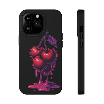 Impact-Resistant Cherry Phone Case, Cute Cherry Phone Cover, Stylish Phone Protector, Fun Phone Case, Unique Gift for Teens