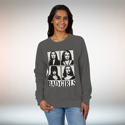 Unisex Bad Girls French Terry Raglan Crewneck Sweatshirt, Cozy Casual Wear, Perfect for Fall, Halloween, and Everyday Style, Unique [...]
