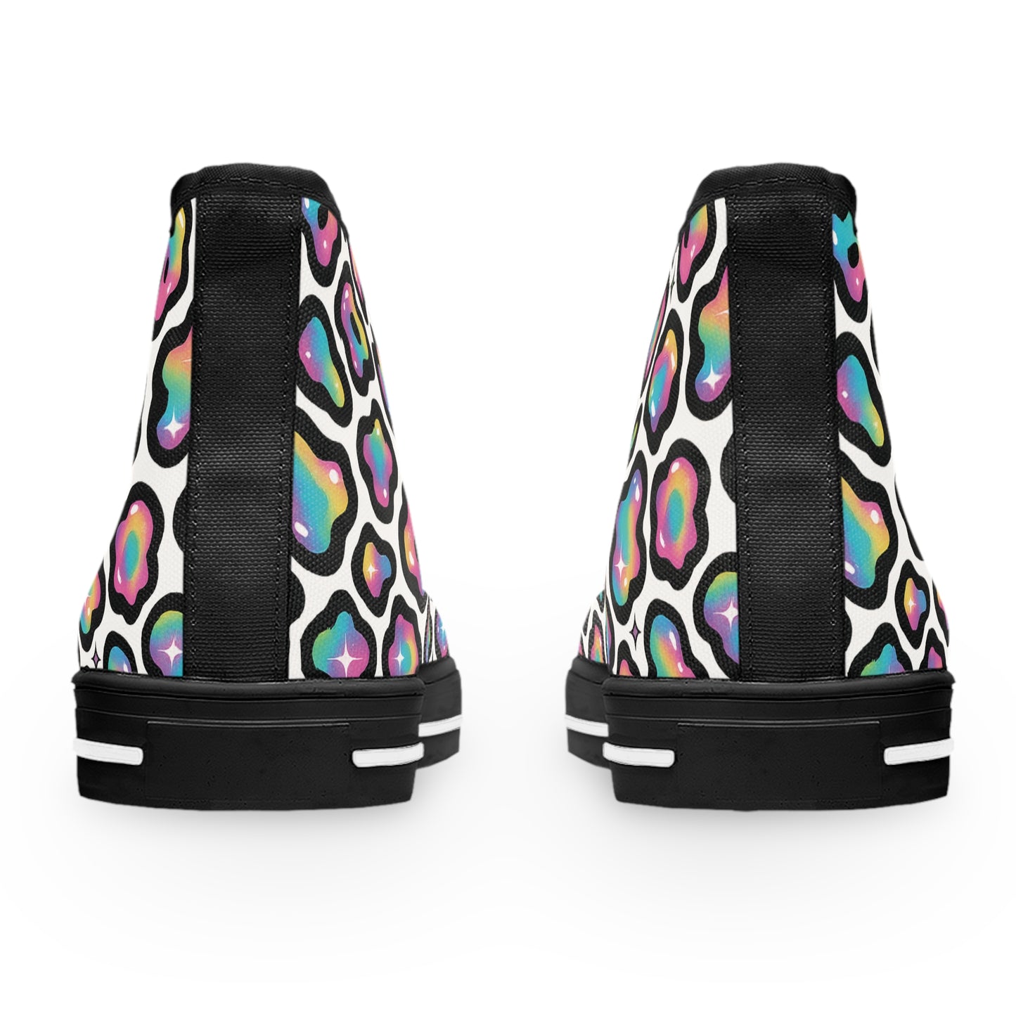 Colorful Leopard Print Women's High Top Sneakers | Trendy Urban Footwear, Fashion Statement, Casual Stylish Kicks, Gift for Her, [...]