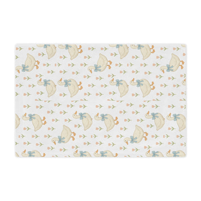 Cozy Duck Minky Blanket - Cute Baby Blanket, Nursery Decor, Gift for New Parents, Playtime Comfort, Soft Baby Gifts