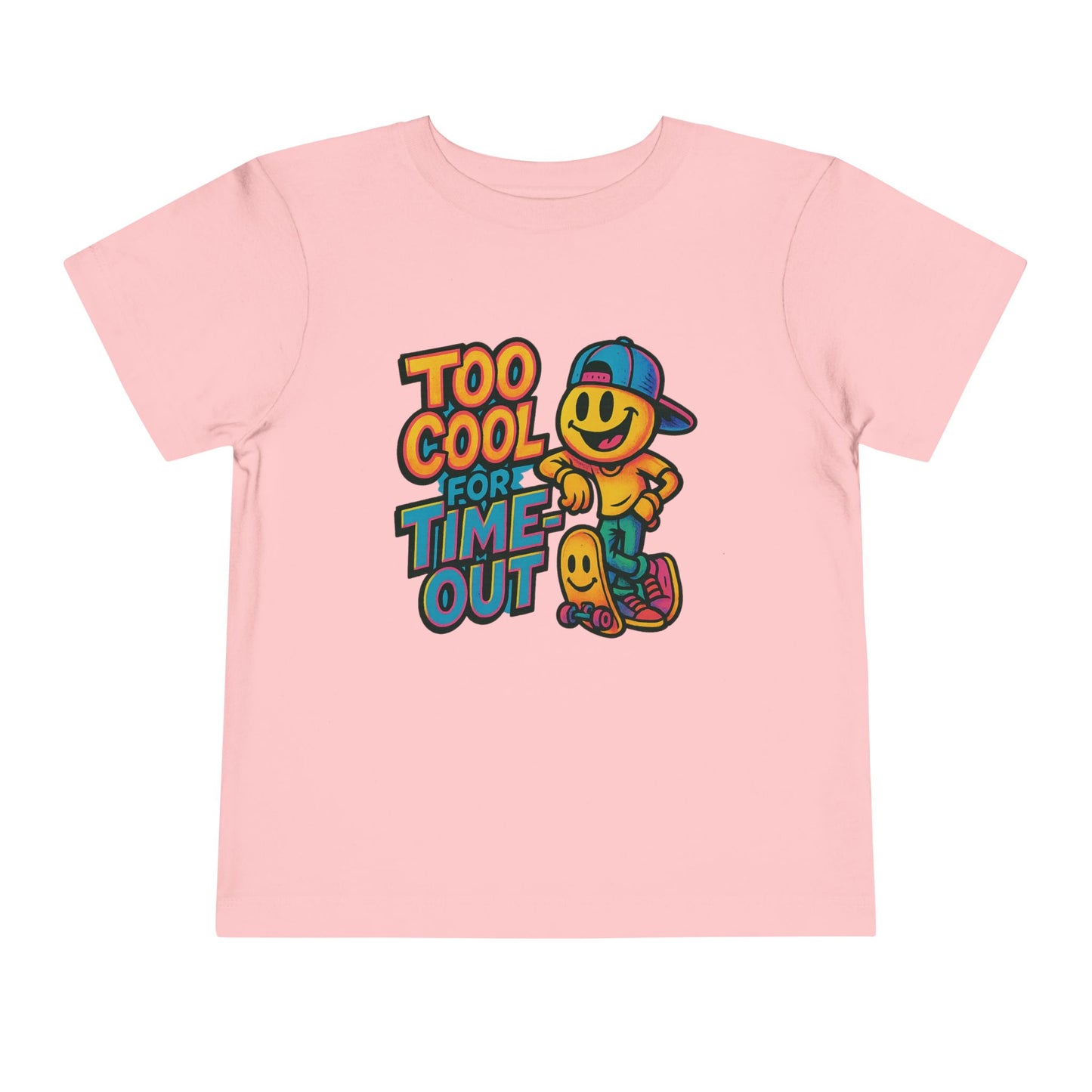 Cool Toddler Tee - "Too Cool for Time Out" - Fun Kids Shirt, Playful Baby Gift, Summer Apparel, Birthday Present, Outdoor Wear