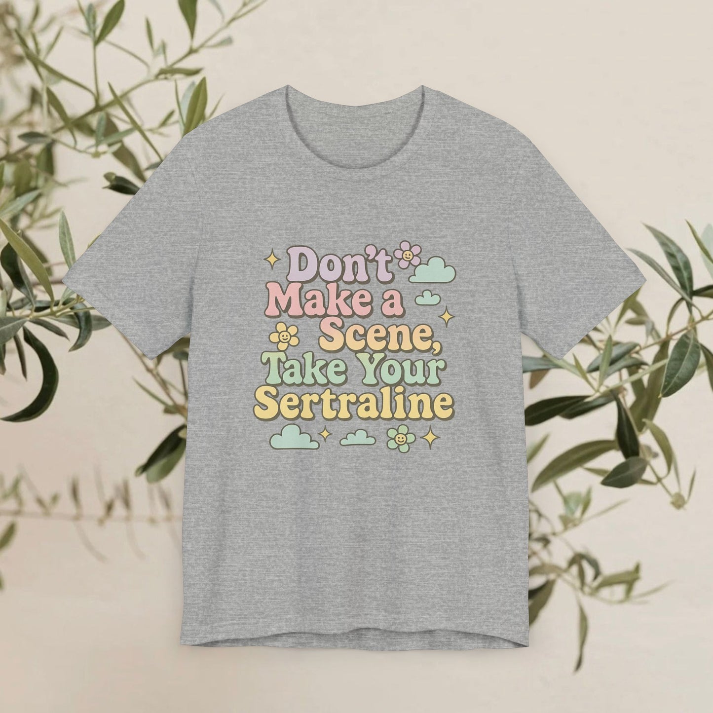 Funny Mental Health Unisex Jersey T-Shirt, Motivational Tee, Self-Care Gift, Unique Quote Shirt, Comfortable Casual Wear