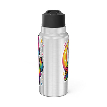 Tumbler Mug Colorful Cat Owl Sticker Design 32oz