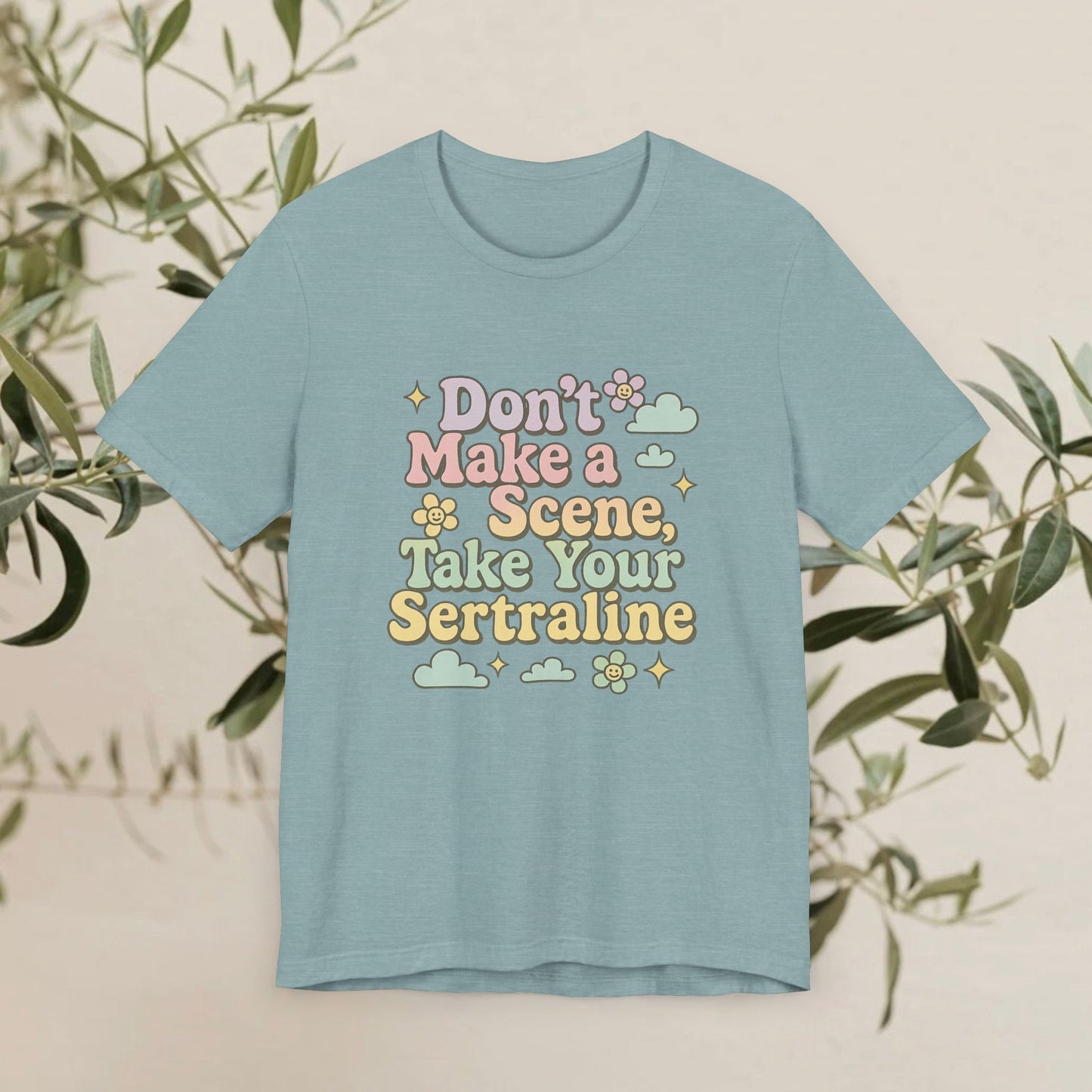 Funny Mental Health Unisex Jersey T-Shirt, Motivational Tee, Self-Care Gift, Unique Quote Shirt, Comfortable Casual Wear