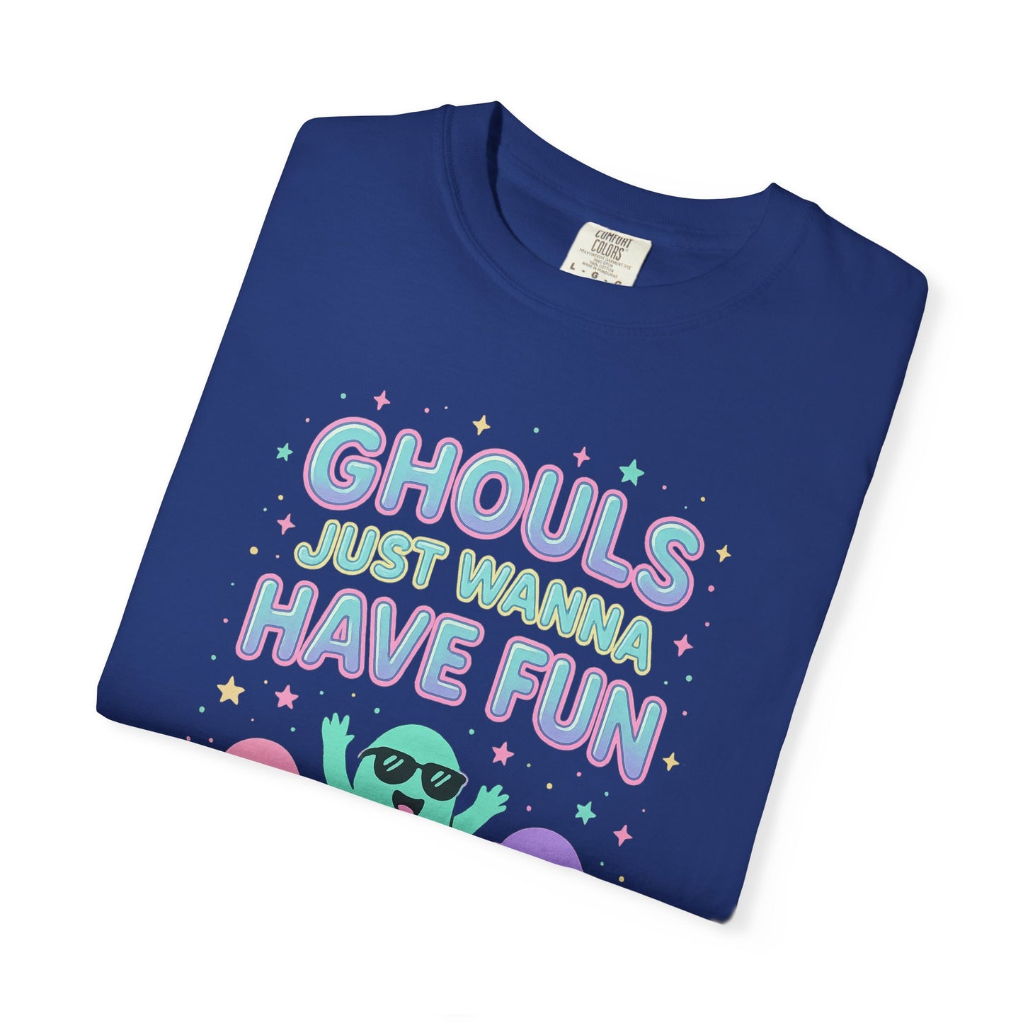 Fun Ghouls Graphic T-Shirt, Halloween Shirt, Unisex Tee, Ghost Lovers Gift, Party Apparel, Cute Summer Outfit
