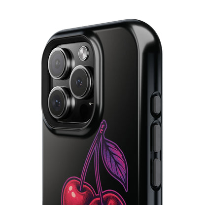 Impact-Resistant Cherry Phone Case, Cute Cherry Phone Cover, Stylish Phone Protector, Fun Phone Case, Unique Gift for Teens