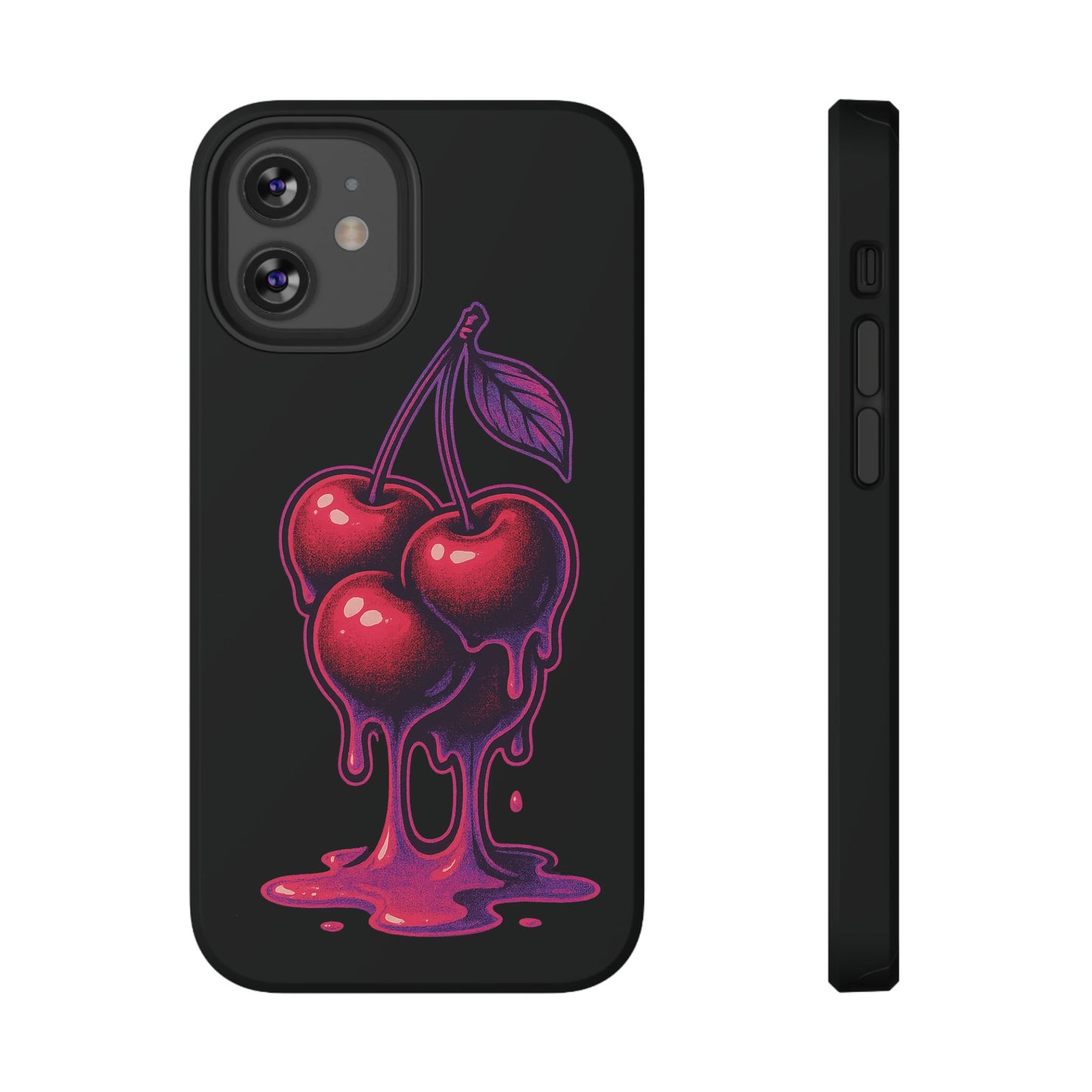 Impact-Resistant Cherry Phone Case, Cute Cherry Phone Cover, Stylish Phone Protector, Fun Phone Case, Unique Gift for Teens