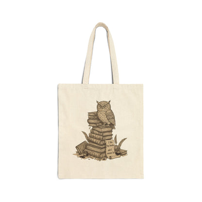 Literary Owl “ I like big books, and I cannot lie”  Tote Bag | Eco-Friendly Cotton Bag