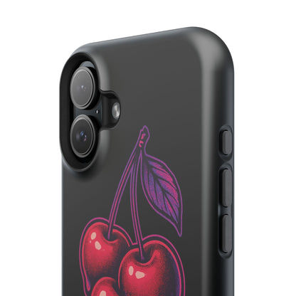 Impact-Resistant Cherry Phone Case, Cute Cherry Phone Cover, Stylish Phone Protector, Fun Phone Case, Unique Gift for Teens