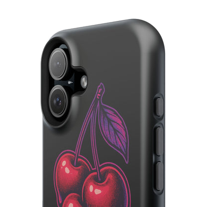Impact-Resistant Cherry Phone Case, Cute Cherry Phone Cover, Stylish Phone Protector, Fun Phone Case, Unique Gift for Teens