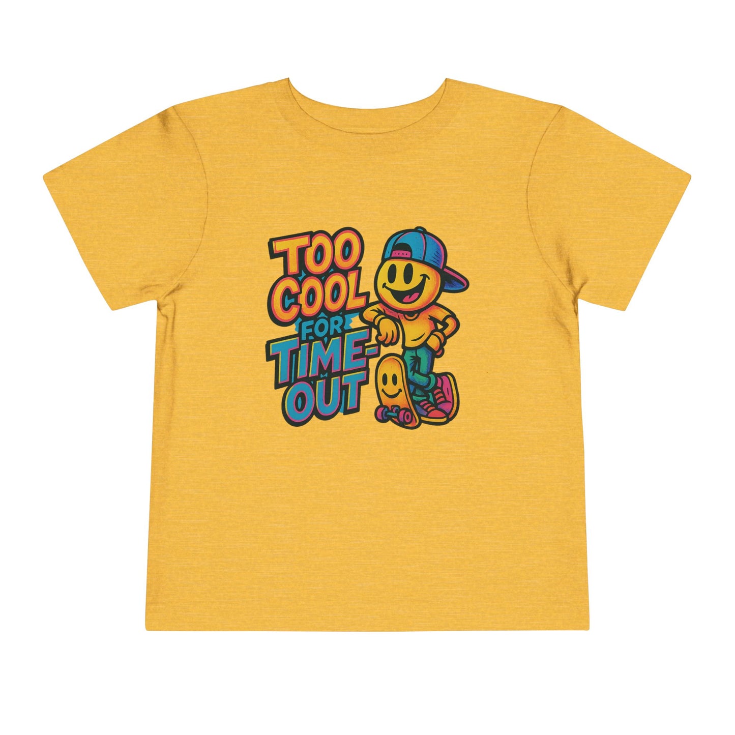 Cool Toddler Tee - "Too Cool for Time Out" - Fun Kids Shirt, Playful Baby Gift, Summer Apparel, Birthday Present, Outdoor Wear