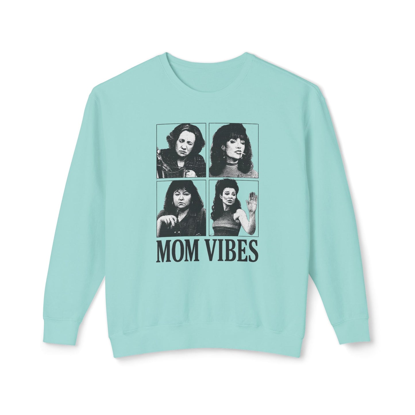 Mom Vibes Crewneck Sweatshirt - Lightweight Unisex Sweater for Casual Wear, Perfect Gift for Mother's Day, Birthdays, Everyday [...]