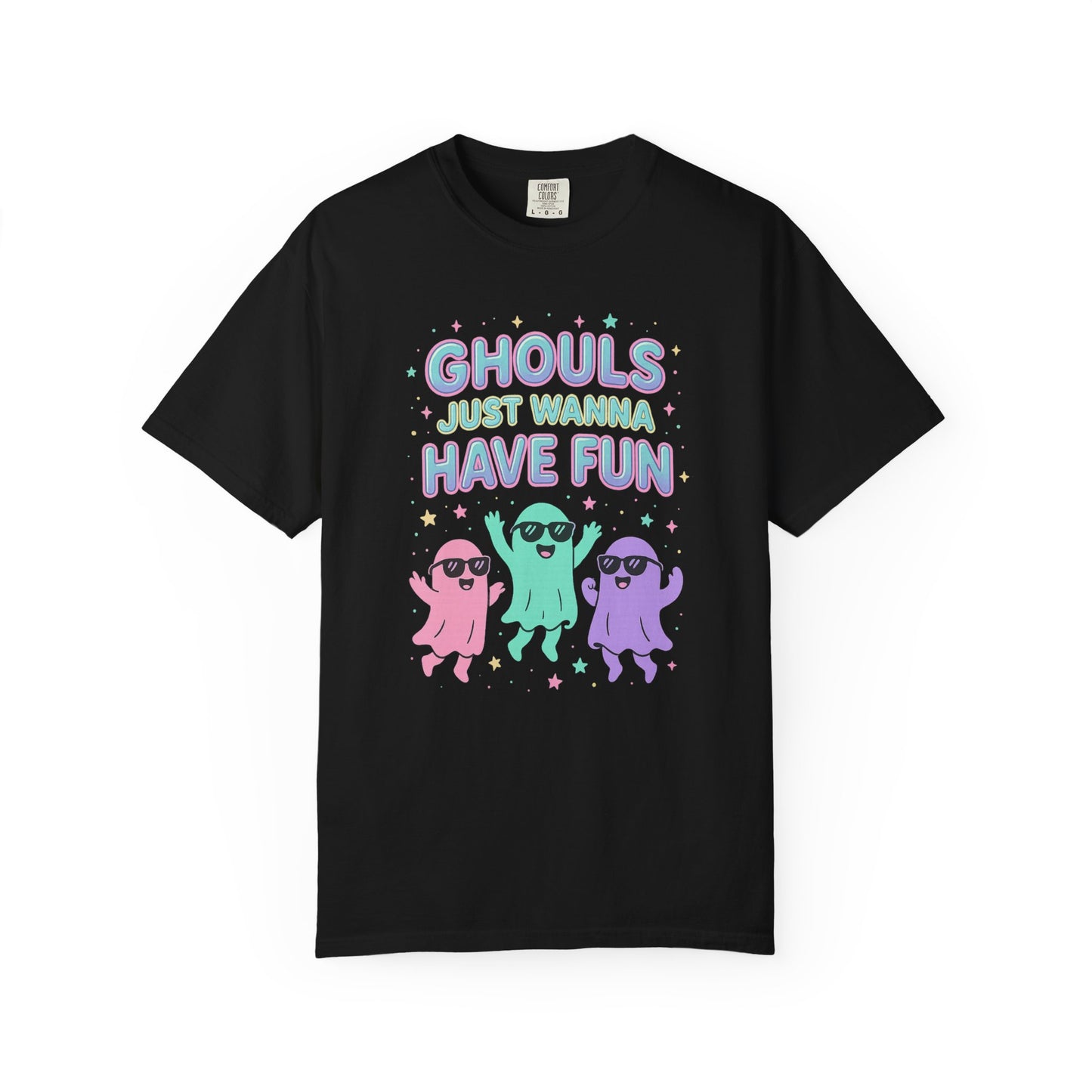 Fun Ghouls Graphic T-Shirt, Halloween Shirt, Unisex Tee, Ghost Lovers Gift, Party Apparel, Cute Summer Outfit