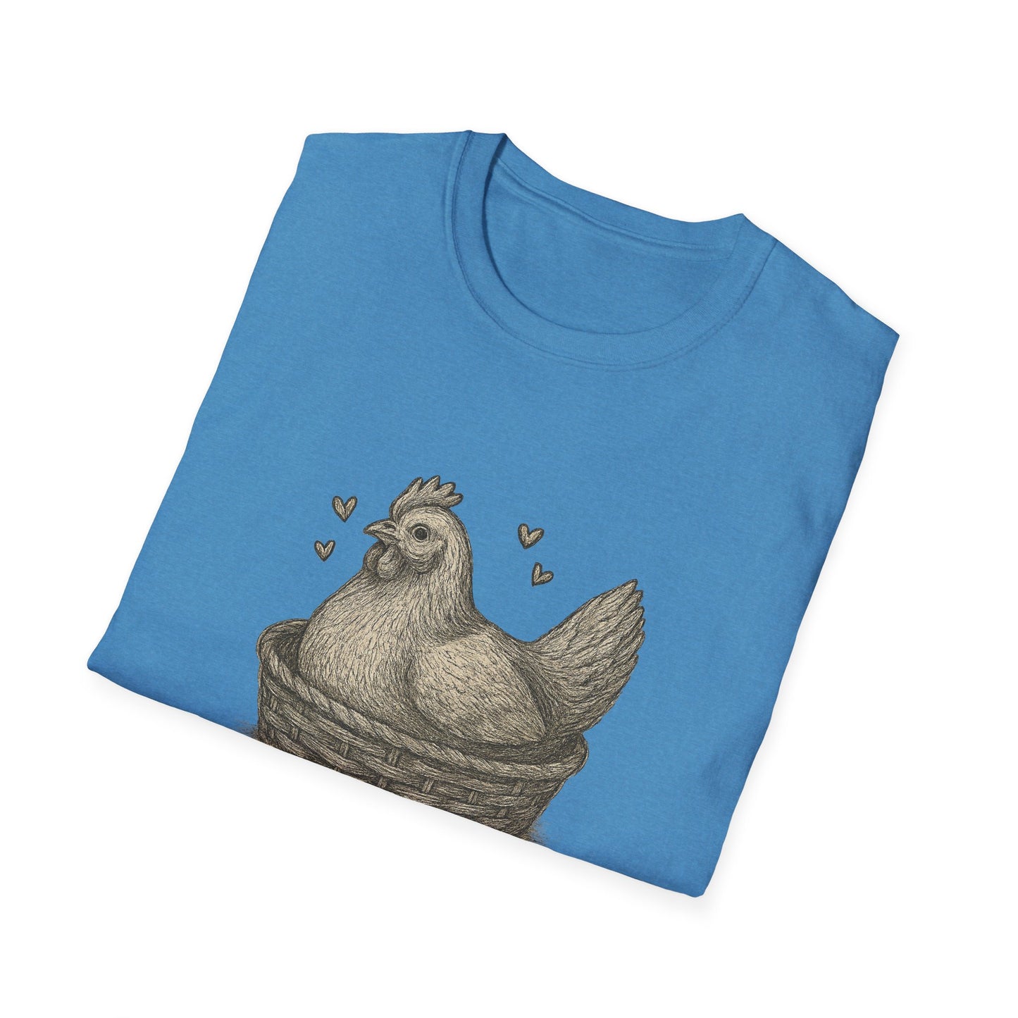 Emotional Support Chicken T-Shirt, Funny Chicken Tee, Farm Animal Gift, Quirky Humor Shirt, Cute Casual Wear, Unisex Apparel