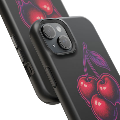 Impact-Resistant Cherry Phone Case, Cute Cherry Phone Cover, Stylish Phone Protector, Fun Phone Case, Unique Gift for Teens