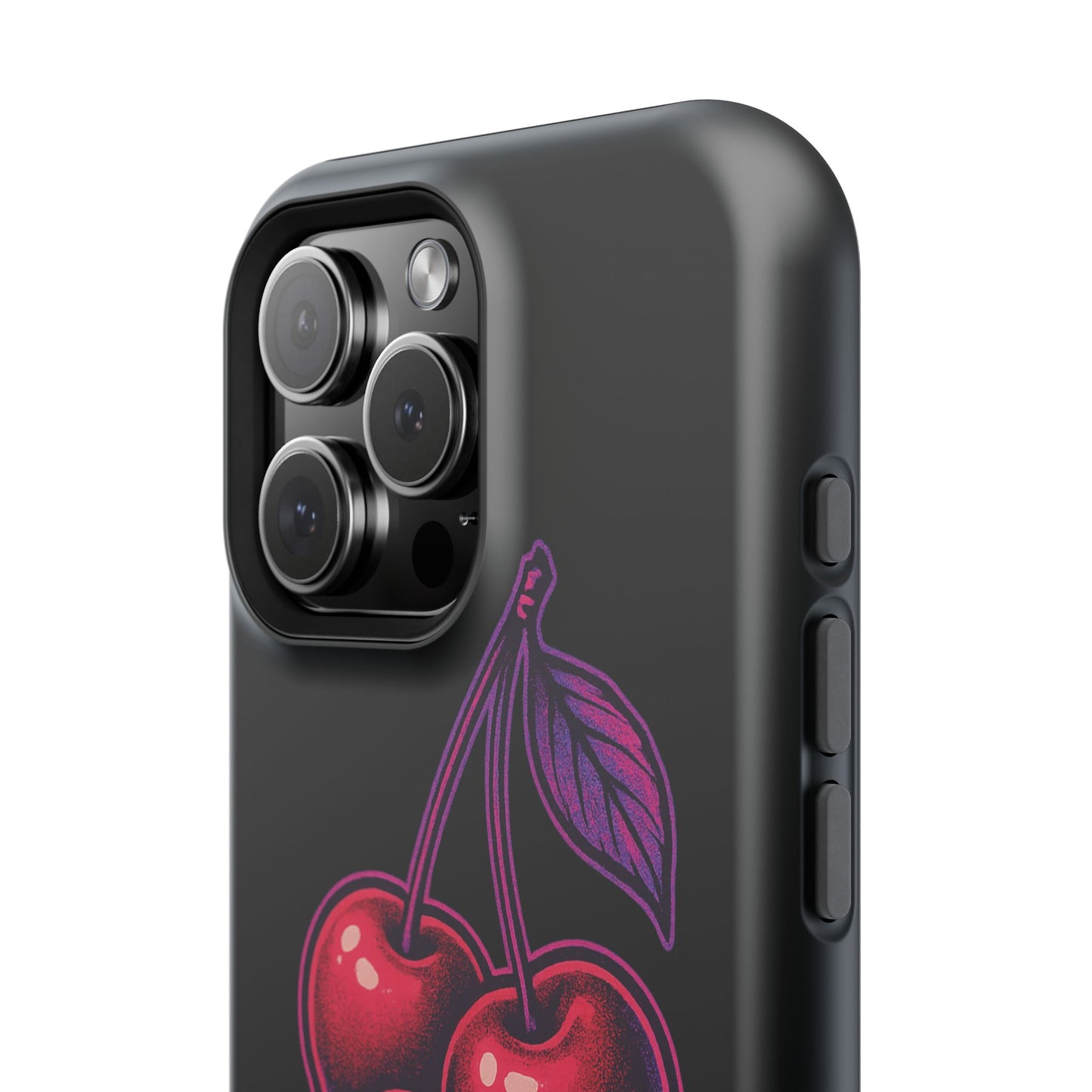 Impact-Resistant Cherry Phone Case, Cute Cherry Phone Cover, Stylish Phone Protector, Fun Phone Case, Unique Gift for Teens