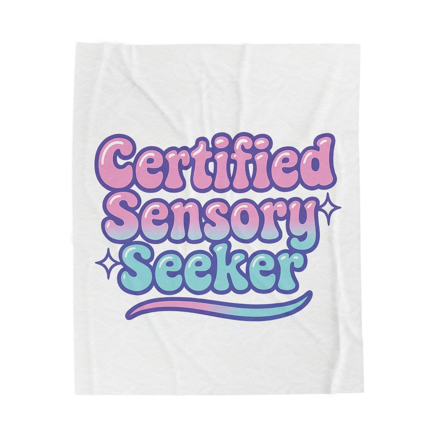 Certified Sensory Seeker Velveteen Plush Blanket | Cozy Throw for Comfort, Relaxation, Home Decor, Gift for Sensory Needs, Soft [...]