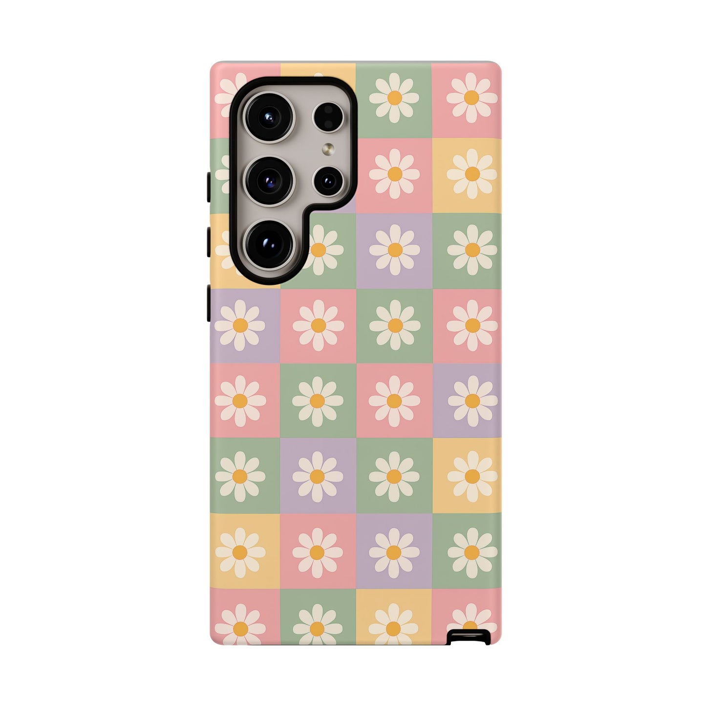 Floral Phone Case, Cute Pastel Flower Case, Tough Phone Cover, Stylish Phone Accessory, Gifts for Her, Summer Vibes