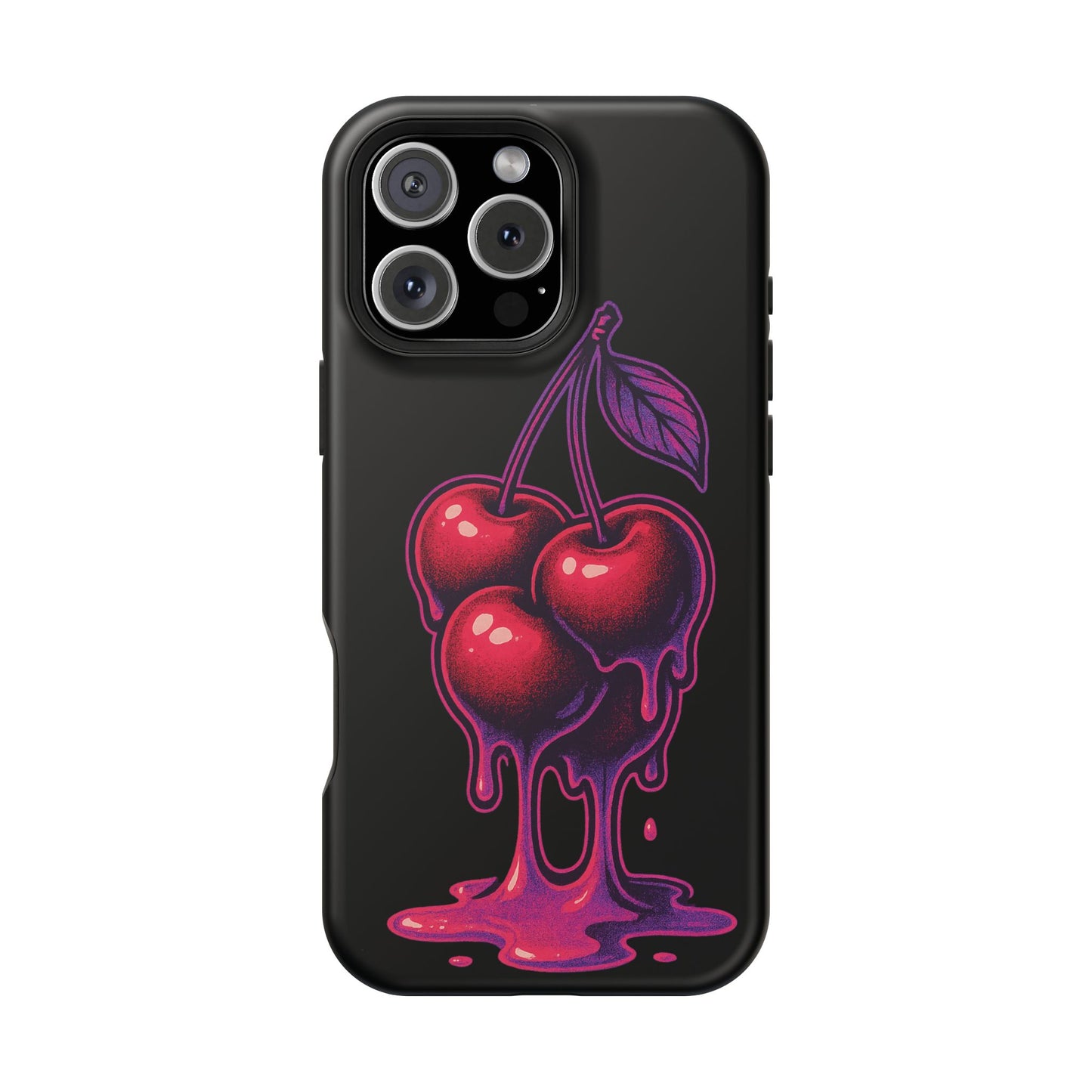 Impact-Resistant Cherry Phone Case, Cute Cherry Phone Cover, Stylish Phone Protector, Fun Phone Case, Unique Gift for Teens