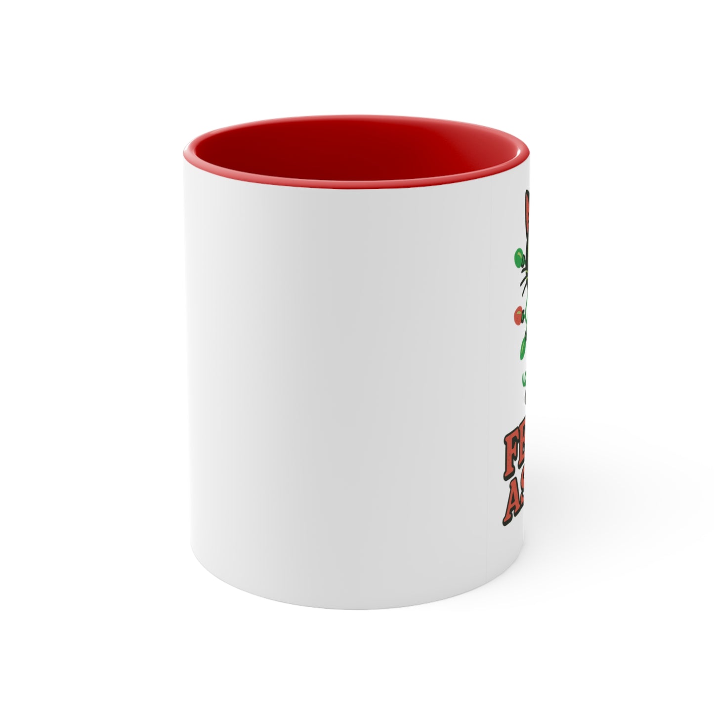 Festive Accent Mugs - Whimsical Holiday Drinkware, Christmas Gift, Cozy Coffee Mug, Unique Housewarming Present, Cute Tea Cup