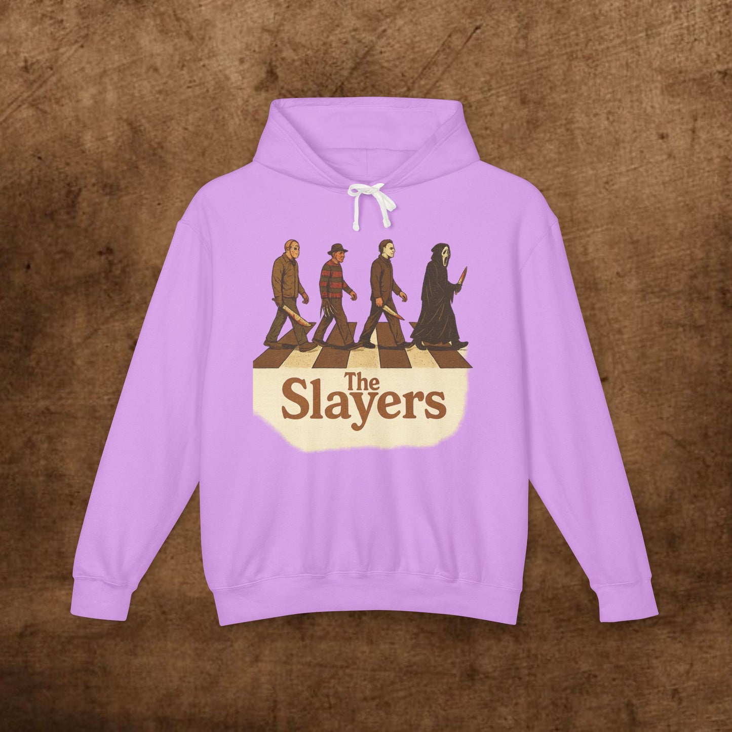 Unisex Lightweight Hooded Sweatshirt - 'The Slayers' Graphic Tee, Perfect for Halloween, Gift for Fans, Casual Wear, Street Style