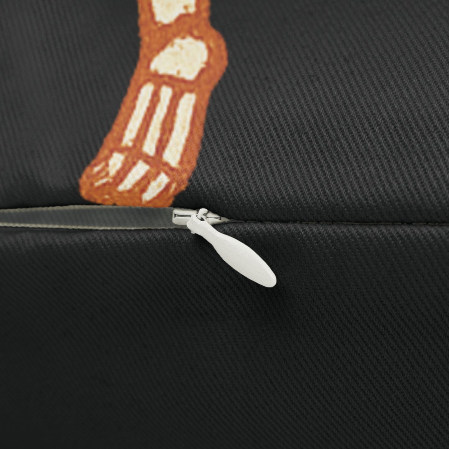 Halloween Themed Lumbar Pillow - Skeleton Dance, Spooky Home Decor, Fall Pillow, Trick or Treat Gift, Skeleton Decoration