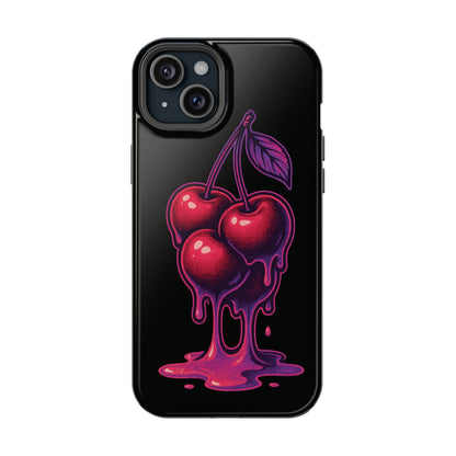 Impact-Resistant Cherry Phone Case, Cute Cherry Phone Cover, Stylish Phone Protector, Fun Phone Case, Unique Gift for Teens