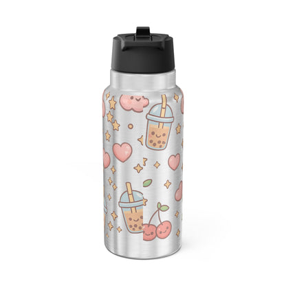 Cute Kawaii Gator Tumbler, 32oz | Ideal for Kids, Moms, Back to School, Cute Gifts, Summer Drinks