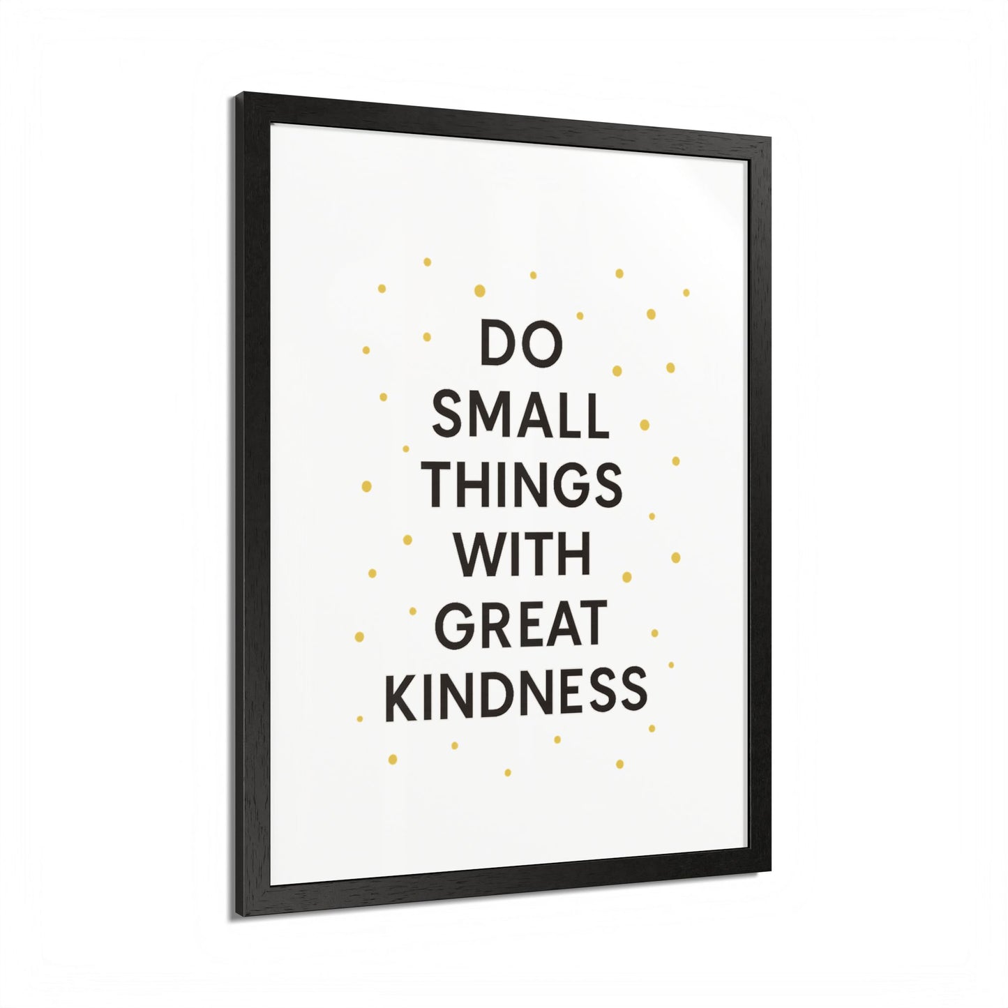 Framed Kindness Quote Poster, Inspirational Wall Art, Home Decor, Gift for Friends, Motivational Art