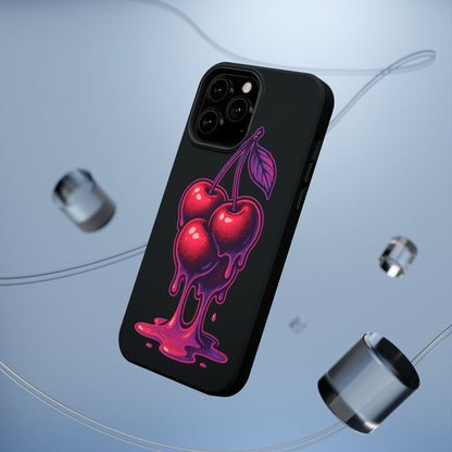 Impact-Resistant Cherry Phone Case, Cute Cherry Phone Cover, Stylish Phone Protector, Fun Phone Case, Unique Gift for Teens