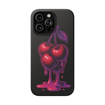 Impact-Resistant Cherry Phone Case, Cute Cherry Phone Cover, Stylish Phone Protector, Fun Phone Case, Unique Gift for Teens