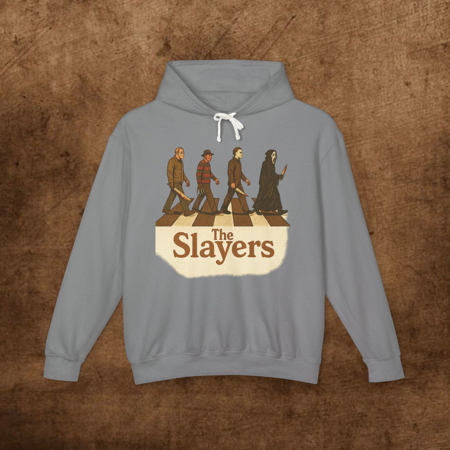 Unisex Lightweight Hooded Sweatshirt - 'The Slayers' Graphic Tee, Perfect for Halloween, Gift for Fans, Casual Wear, Street Style