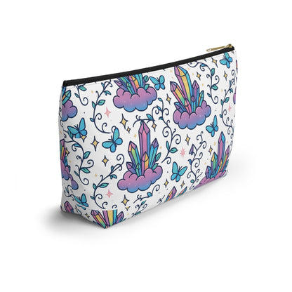 Crystal Dreams Accessory Pouch, Cosmetic Bag, Makeup Organizer, Travel Toiletry Pouch, Gift for Her, Magical Storage Solution
