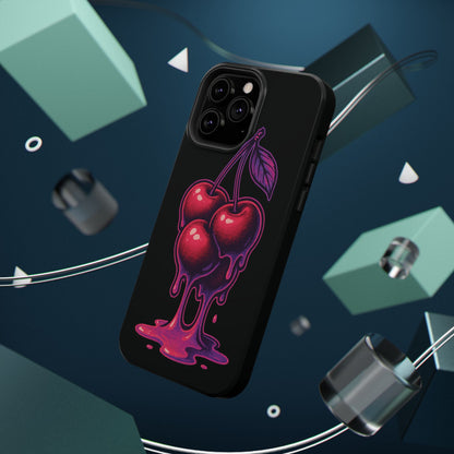 Impact-Resistant Cherry Phone Case, Cute Cherry Phone Cover, Stylish Phone Protector, Fun Phone Case, Unique Gift for Teens