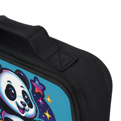 Cute Panda Skating Lunch Bag, Kids Lunchbox, Fun Insulated Tote, School Supplies, Back to School Gift, Animal Theme Accessories