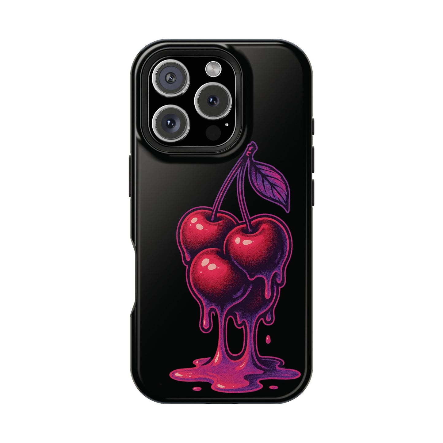 Impact-Resistant Cherry Phone Case, Cute Cherry Phone Cover, Stylish Phone Protector, Fun Phone Case, Unique Gift for Teens