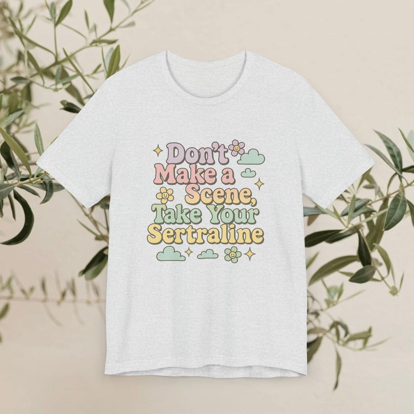 Funny Mental Health Unisex Jersey T-Shirt, Motivational Tee, Self-Care Gift, Unique Quote Shirt, Comfortable Casual Wear