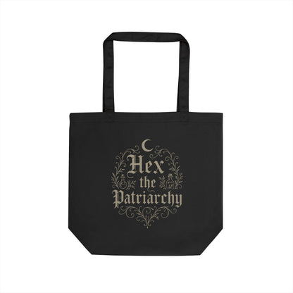 Hex the Patriarchy Eco Tote Bag, Feminist Tote, Reusable Shopping Bag, Witchy Gift, Eco-Friendly Bag