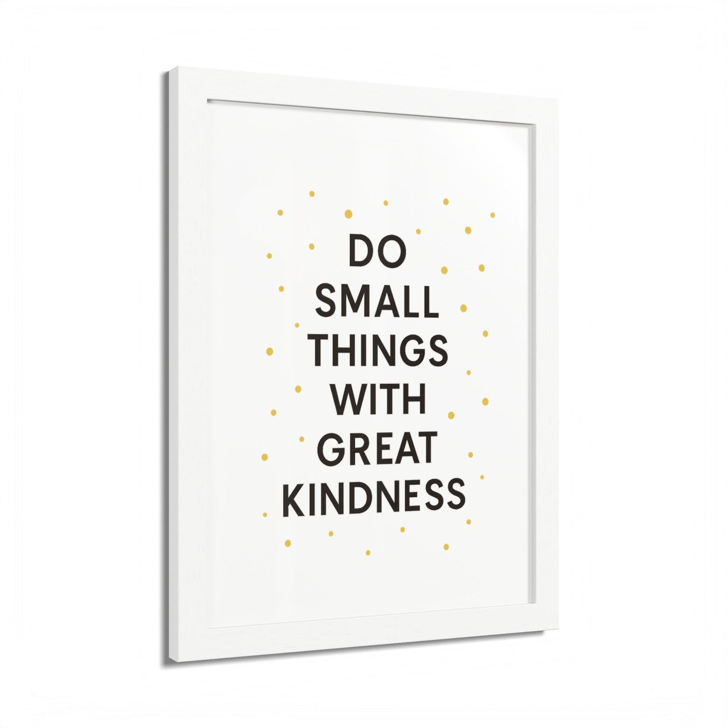 Framed Kindness Quote Poster, Inspirational Wall Art, Home Decor, Gift for Friends, Motivational Art