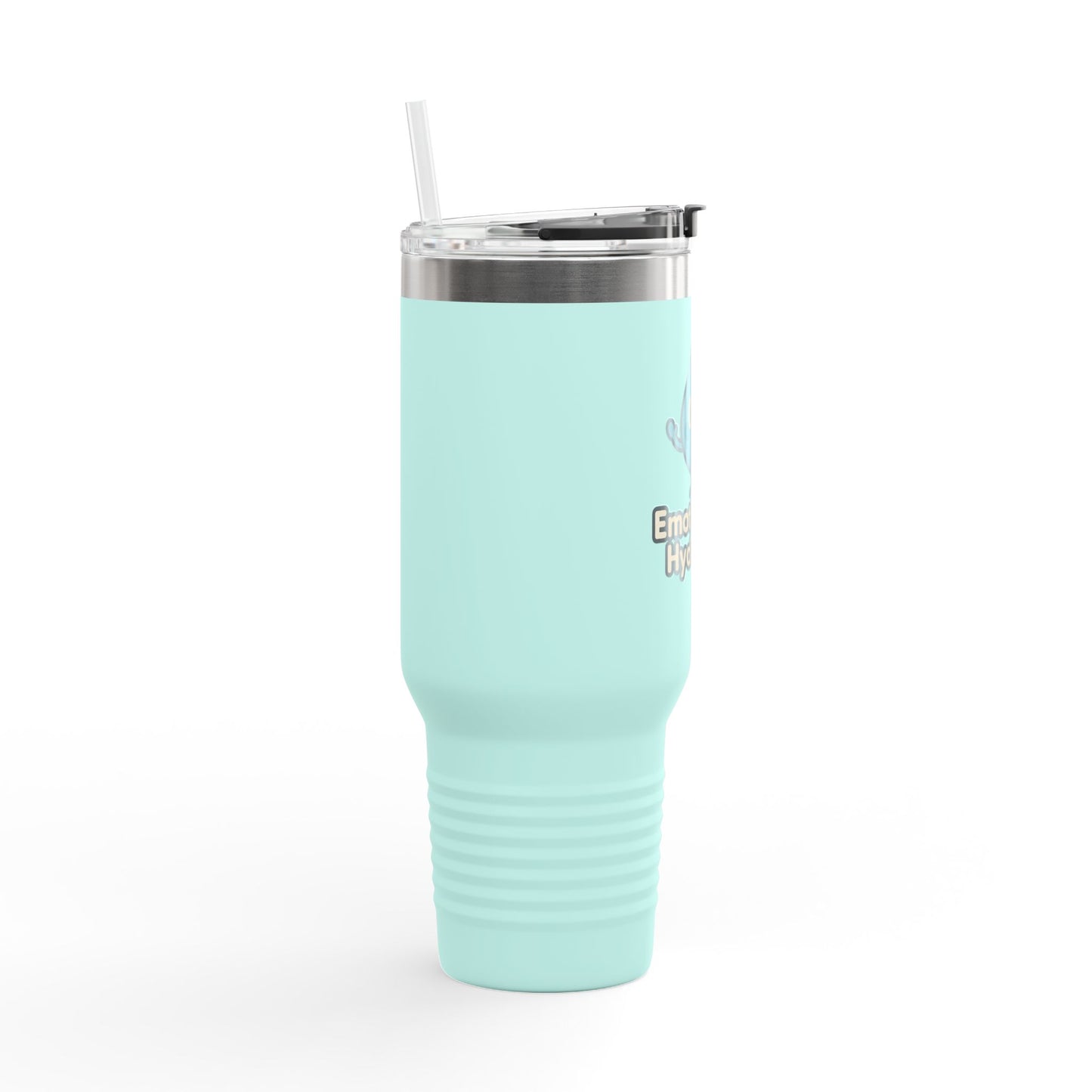 Emotionally Hydrated Insulated Travel Mug - Perfect for Adventure Lovers, Gifts for Friends, Summer Hydration, Outdoor Activities, [...]