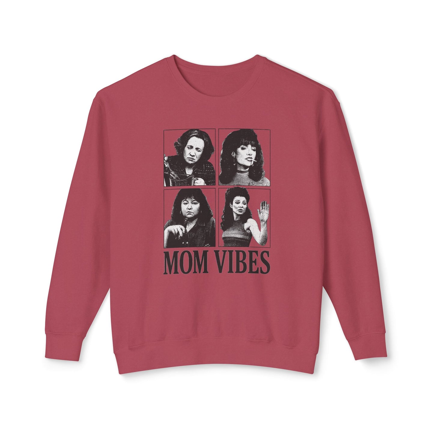 Mom Vibes Crewneck Sweatshirt - Lightweight Unisex Sweater for Casual Wear, Perfect Gift for Mother's Day, Birthdays, Everyday [...]