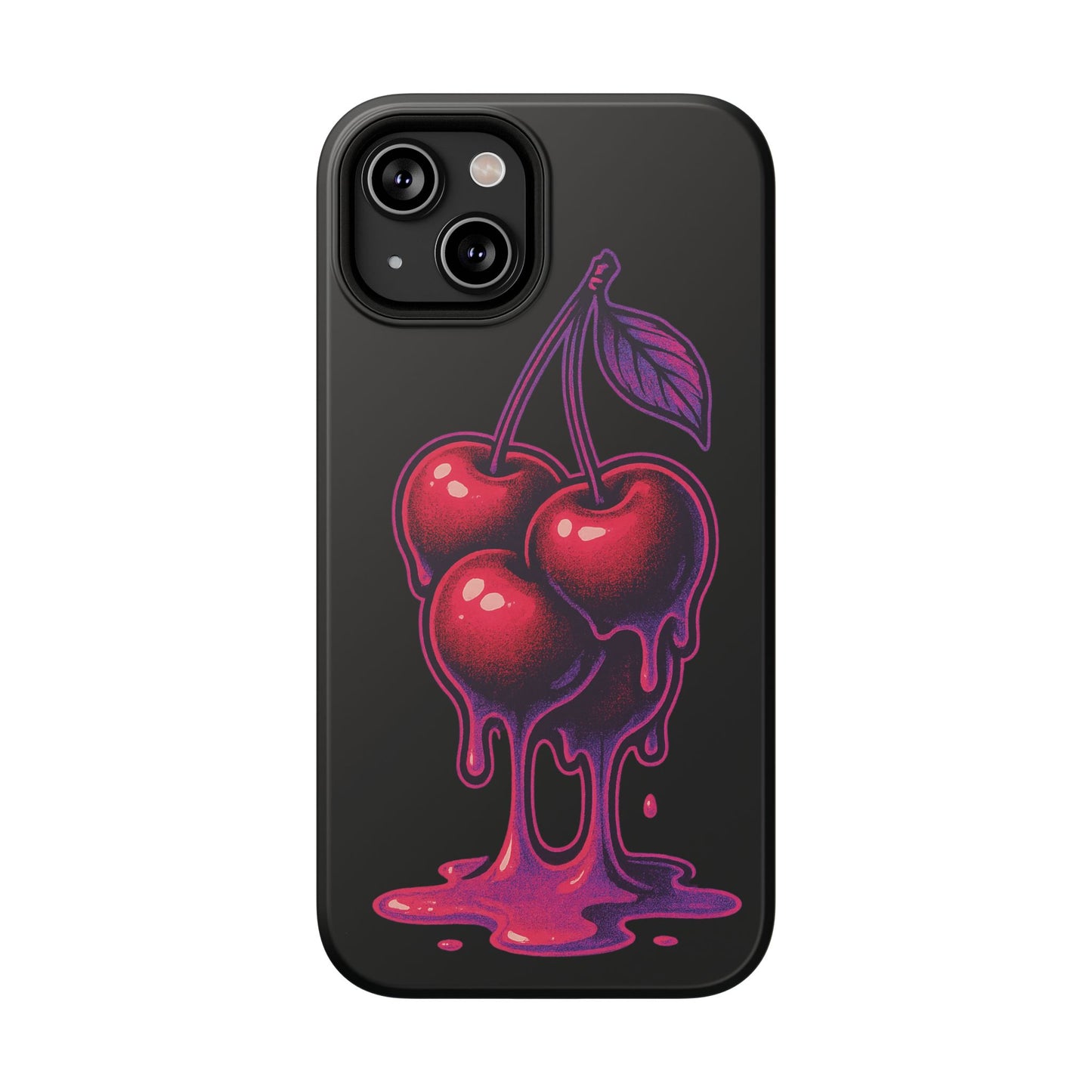Impact-Resistant Cherry Phone Case, Cute Cherry Phone Cover, Stylish Phone Protector, Fun Phone Case, Unique Gift for Teens